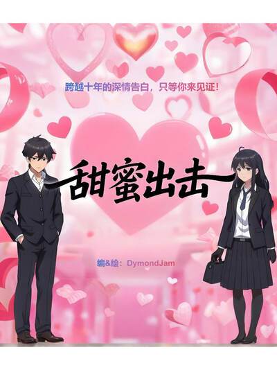 恋爱喜剧漫画同桌请签收封面插画